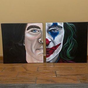 Joker Acrylic Painting